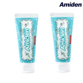 아미덴 키즈 스트로베리 저불소 치약 60g 1+1/ 1320ppm 치과치약 유아치약, 2개