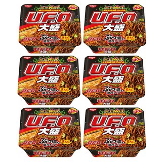 일본 Nissin Yakisoba 닛신 UFO 야키소바 라멘 컵라면 도시락 대용량 167g, 6개