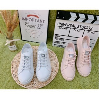 熱銷冠軍NO1 小白鞋 休閒鞋 假鞋帶款休閒小白鞋這雙真ㄉ超級厲害強力推薦 假鞋帶造型百搭小白鞋 /平底休閒鞋