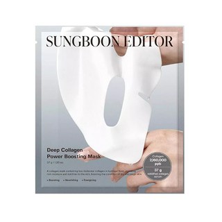 SUNGBOON EDITOR 深層膠原蛋白彈力面膜，高效保濕，改善乾燥，提亮膚色，重現年輕光采, 1組, 1入