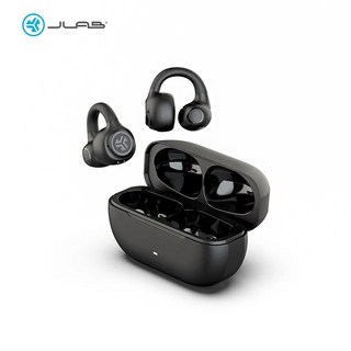 【JLab】FLEX 耳夾耳機 耳夾式藍牙耳機 開放式 不入耳 藍牙5.4 低延遲 IPX4, 消光黑