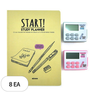 미소로 수능대박 스터디플래너 세트, 아이보리, 8세트