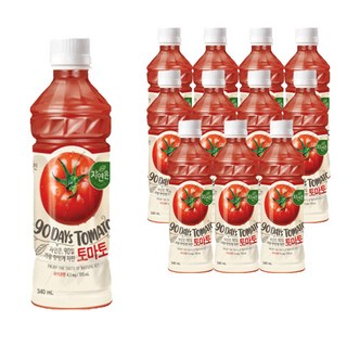 웅진 자연은 토마토, 340ml, 12개