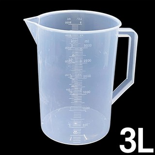 제나 비커 3리터 SLD3000, 1개, 반투명, 3L