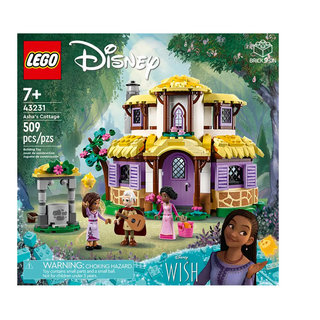 레고 디즈니 프린세스 위시 43231 아샤의 오두막, 혼합색상, 1개