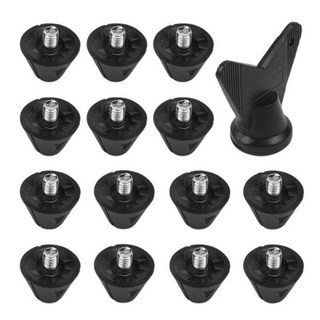 축구 축구유니폼축구 부츠 스터드 교체 14X 신발 부츠 트 스터드 렌치 포함 축구 대회용 안정성 향상 밸런