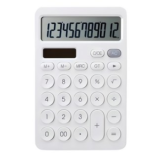 모닝글로리 비움 핸디 계산기 ECD-704, 화이트, 1개