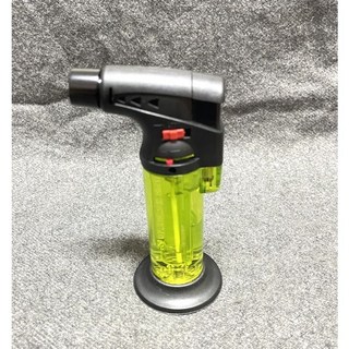 瓦斯噴槍 直衝點火 防風設計, 1個, 綠色, 綠色