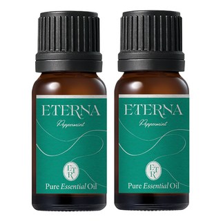 에테르나 퓨어 에센셜오일 100% 아로마오일 원액, 2개, 10ml, 페퍼민트