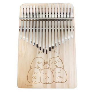 角落生物 姆指琴 雙面雕刻 標準方形 卡林巴 日本授權, 1個