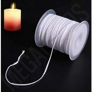 양초 향초용 고급 면 심지 그을음 연기없는 캔들만들기 60m