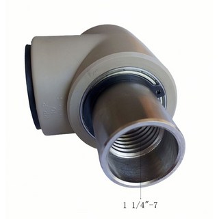 다이아몬드 드릴 코어 비트용 스레드 어댑터 고무 집진 커넥터 포함 수컷 1 1/4-7 (암컷: 1/2BSP) 에서, 01 빠른