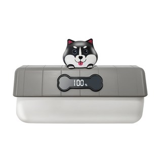 MCK科技 5000行動電源 直插式 隨身充 戶外電源 迷你行動電源 便攜式 可上飛機, 狗屋行動電源-二哈-蘋果