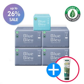 블루블루 유기농 생리대 라이너1팩 오버나이트4팩(사은품증정), 5세트, 1개입, 오버나이트