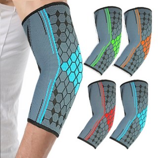 심플 팔꿈치 보호대 엘보 테니스 헬스 아대 엘보우 팔보호 밴드, 빨강, 1개