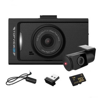 현대티앤알 TOPVIEW R1 블랙박스 FHD/HD 2채널 (A/S 2년 보증) 무료출장장착+GPS, 64GB, 1개, GPS+무료출장장착