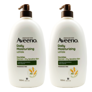 Aveeno 燕麥保濕乳 無香, 1L, 2瓶
