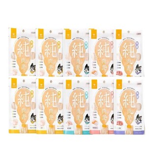 汪喵星球 無膠純肉泥 (犬貓適用) 30g*10包, 300g, 1套, 雞肉