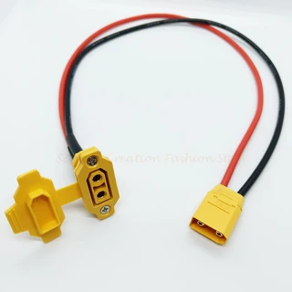 Amass XT90E-F 마운트 암-수 커넥터 10/12AWG 20/30CM RC Drone Lipo 배터리 충전기 용 실리콘 와이어 케이, 05 20CM 12AWG Cable Y, 1개