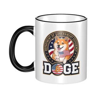 새로운 도착 DOGE 정부 효율성 상품 머그컵 귀여운 커피, 01 one size, 02 2