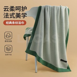 臺灣爆款 高級純棉浴巾 加厚加大吸水家用毛巾 酒店美容院制定全棉浴巾, 淺棕色,浴巾70*140cm【400克】, 1個
