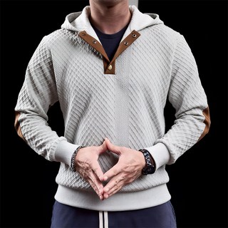男士連帽衛衣-2026春季新款時尚休閒長袖上衣