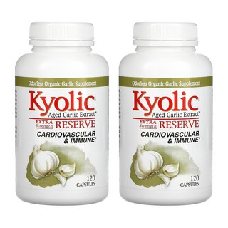 Wakuaga 陳年大蒜萃取配方200膠囊, 120顆, 2罐