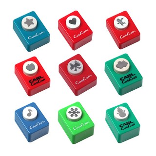 Carl 모양펀치 소 CP-1 꽃 잎 동물 70종, 13. 꽃잎6