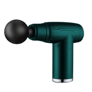【imini】USB型輕巧筋肉按摩槍 筋膜槍 震動槍 按摩器 深層肌肉放鬆 按摩儀 (送雙圓扁頭)台灣現貨/快速出貨, 綠色