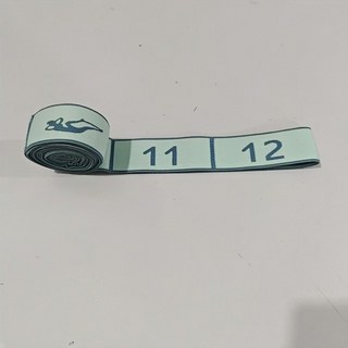 數字阻力帶 肌肉訓練彈力帶 健身帶 鍛鍊帶 (中老年適用), 淺藍色【8檔調節 鍛鍊臀大肌 增強腿部力, 1個