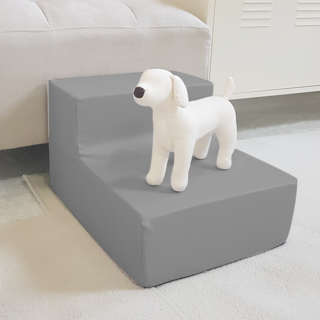 8 DECO 2단 PU방수 강아지계단 스펀지포함, 그레이 2단, 1개