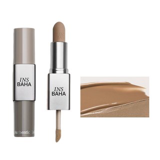 INSBAHA 原色波塔 建構雙效修容棒 霧面陰影鼻影 哑光立体修容液 自然骨相修容, 01原生麥, 1個