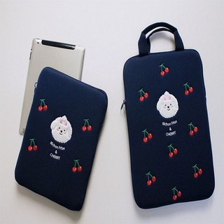 [llon몰] 쁘숑앤포숑 세로13노트북파우치 대학입학선물, Gray