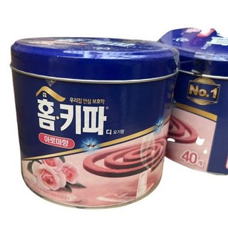 홈키파 디 모기향 아로마향(40매) 모기 해충 벌레 퇴치 실내 야외 모기향, 상세페이지 참조, 1개