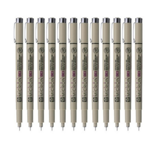 SAKURA 피그마 마이크론 003 젤잉크펜 0.15mm, 검정, 96개