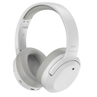 브리츠 ANC 블루투스 스테레오 헤드폰, ANC노이즈캔슬링-WHITE, BT4000 ANC