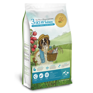 瑞威 Real Power 全齡犬 舒敏護膚配方 3號 海洋魚貝 乾糧, 4kg, 1個, 混合口味