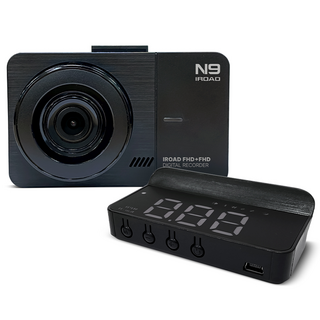 [무료방문장착] 아이로드 N9 엔나인 가성비 블랙박스 FHD 2채널 + 64GB + 헤드업디스플레이