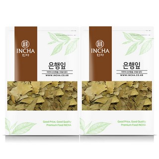 인차 국산 은행잎 말린 은행잎차, 2개