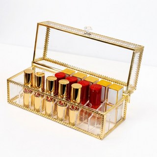 데일리프렌즈 유리 립스틱 수납함 24구, 1개