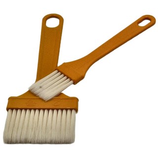 鍵盤刷 20mm/52mm各1入共2入 PET絲, 塑膠柄 土色, 1組