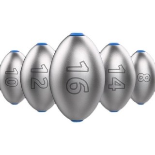 구멍봉돌 구멍추 원투채비 낚시추, 10개, 1개입