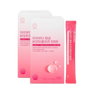 아르디엠 하이뷰티 탱글 비오틴콜라겐 5000 14포, 2개, 350g