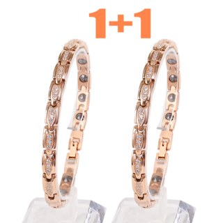 After Sea 자석 팔찌 여자 선물 큐빅 게르마늄 건강팔찌 ZD-157