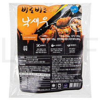 알찬해 해물볶음류 바로바로 낙새우 볶음 (냉동) 450g 1개