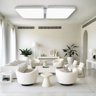 이튼 LED 거실등 100W 삼성칩 슬림 시그니쳐 3등 플리커프리 주광색, 화이트 + 주광색