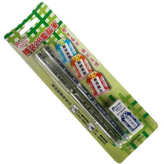 尚禹 B-2C 精裝2B電腦筆 附橡擦 電腦繪圖筆 平板觸控筆, 1個