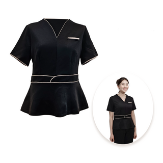 누이드 여성 에스테틱 유니폼 작업복 상의/하의 반팔/긴팔 사이즈별 [단품]