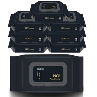 노프러블럼 자동차청소용품 세정티슈, 30개, 8개