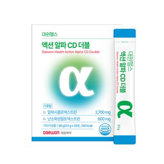대원제약 대원헬스 액션 알파 CD 더블, 9개, 28회분